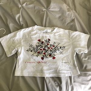 Urban outfitters cropped T-shirt